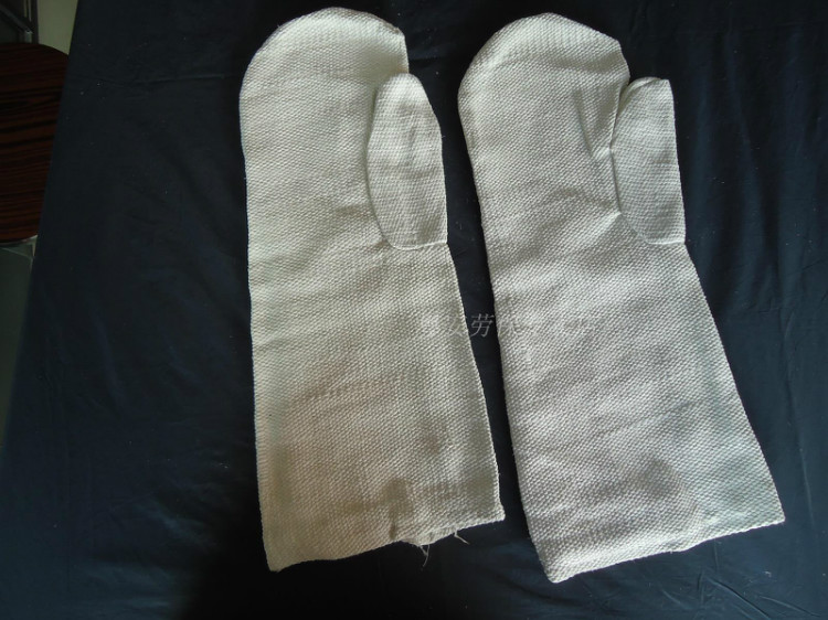 High temperature resistant gloves 18 inch and finger 2 fingers asbestos gloves dust free gloves Labor protection gloves 250 degrees