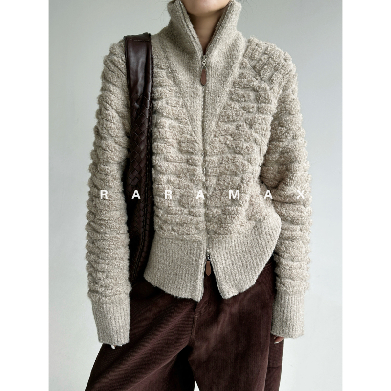 Raramax Warm and Softy “Little Fur” ~ Chimney Collar Sweater Jacket ~ Premium Loop Wool Arctic Fleece Raramax Warm and Softy “Little Fur” ~ Chimney Collar Sweater Jacket ~ Premium Loop Wool Arctic Fleece