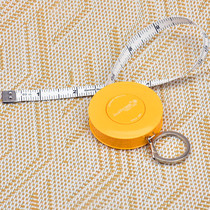 Imported key buckle small tape measure portable mini cute tape ruler waist circumference soft ruler clothes ruler