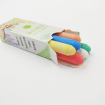 Dust-free water-soluble pink blackboard green board chalk accessories chalk childrens chalk color 6-pack environmental safety