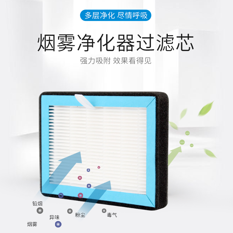 Active Carbon Filter Cotton Air Filter Cotton Moxibustion Smoke Purifier Filter Cotton Fume Extractor Smoker Filter