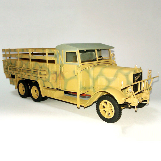 3g Model Icm Assembled Combat Vehicle 35466 1/35 German Henschel 33 D1 Transport Truck