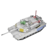 3G-модель Wheatfield RM-5104 в масштабе 1:35, собранная модель основного боевого танка M1A2, включая набор инструментов.