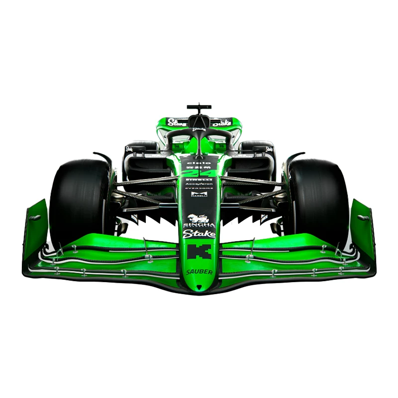 3G model FUNBOX 1/12 China Zhou Guanyu F1 assembly racing 2024 Shanghai station driving Sauber C44