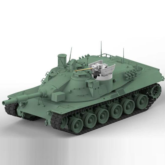 3g Model Mengwei/Drami Assembled Combat Vehicle 3550 1/35 Mbt-70/Kpz.70 Main Battle Tank