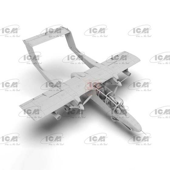 3g Model Icm Assembled Aircraft 48306 1/48 Yov-10D Nogs Mustang