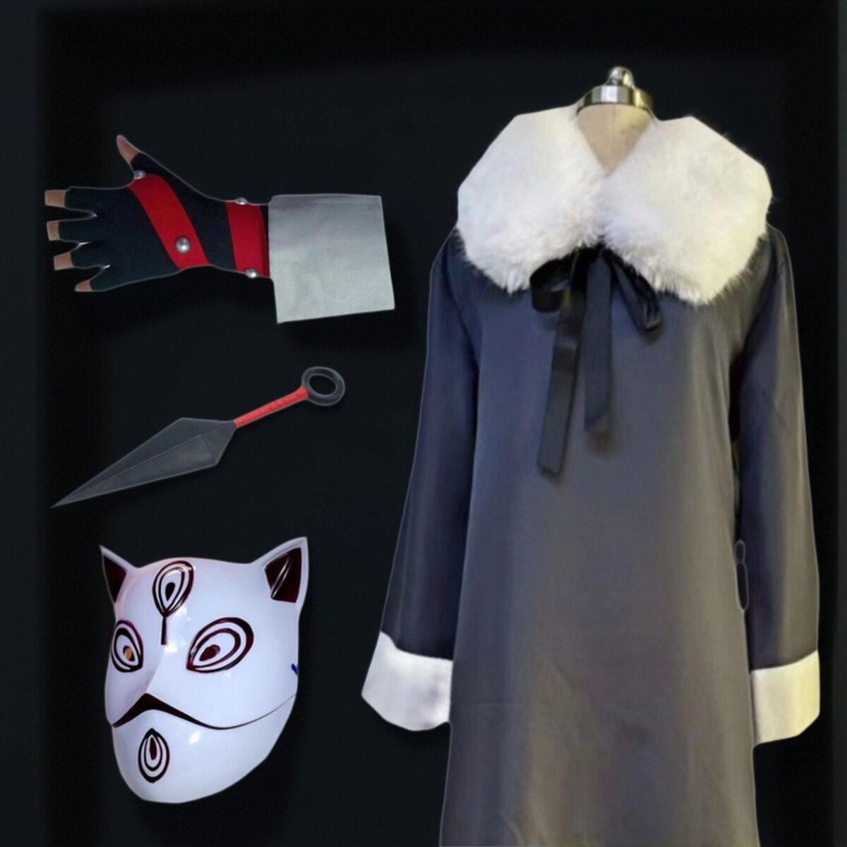 火影忍者cos服面麻旋涡面麻衣服忍者之路面麻这是离别的馈赠