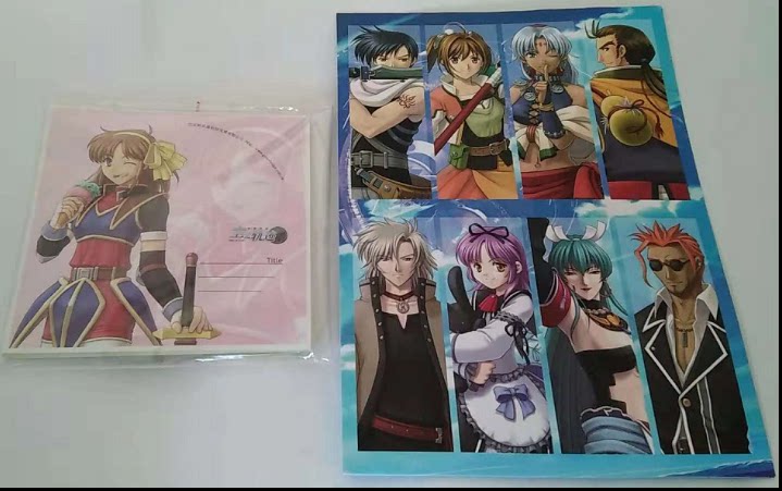 Subject disc sticker on the perimeter of the empty track (16 sheets) + theme pad