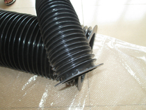 Machine tool wire rail rubber cloth stretch sheath dust cover Telescopic grinder hose shrinkage shield High temperature resistance
