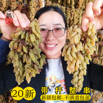 5 kg Xinjiang Turpan Raisins Premium leave-in ready-to-eat emerald seedless white raisins with branches whole bunch