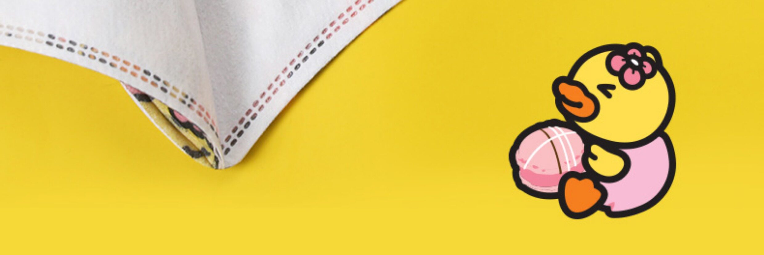 Марлевая повязка от пыли b.duck小黄鸭成人一次性口罩男女时尚潮款3d立体独立包装明星同款