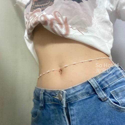 Сексуальная цепочка из жемчуга, брендовая универсальная цепь