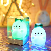 Чернила зеленый лук белый милый кролик