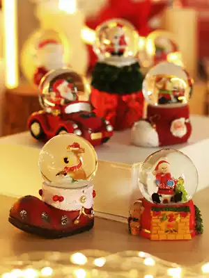 Billion people 2020 Christmas gift for the elderly Crystal ball gift boxed snow kindergarten gift Activity gift