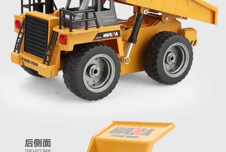 Xe tải từ xa vận chuyển đồ chơi cậu bé hợp kim không dây sạc trẻ em kỹ thuật xe tải kéo đất xe tải lớn máy bay điều khiển từ xa mini