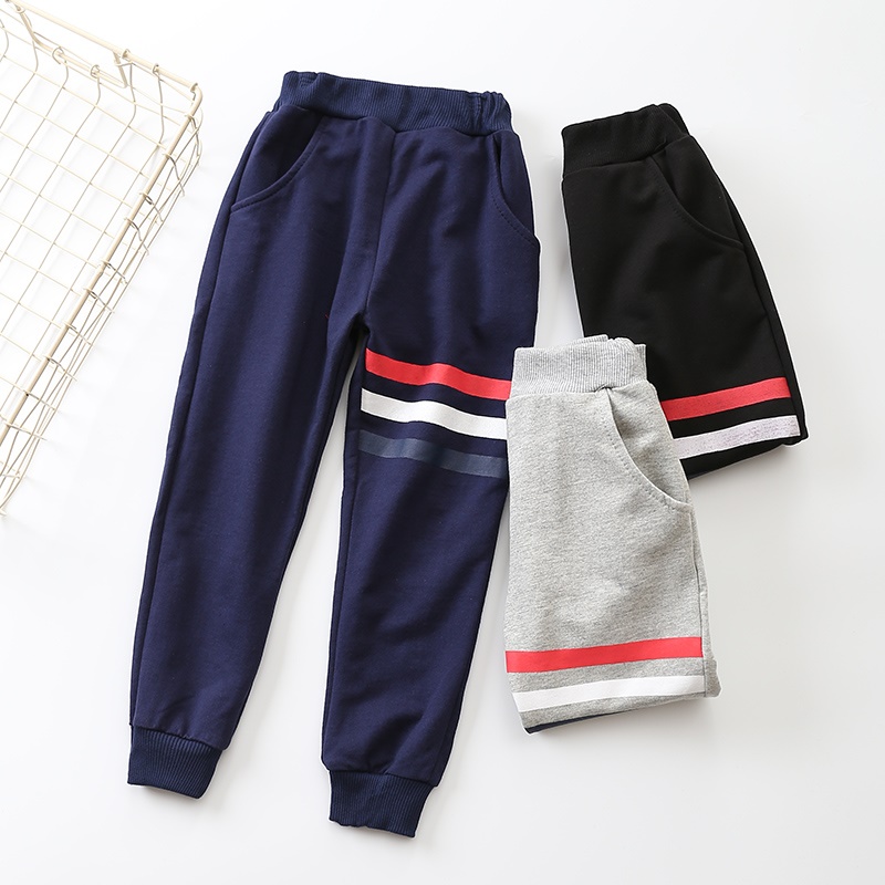 Children's clothing spring and autumn children's cotton pants Boys and girls long pants Baby sports pants Autumn children's health pants