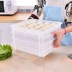 hop dung do Cửa hàng bách hóa hộ gia đình bánh bao hộp lưu trữ bao gồm rèm bánh bao khay bánh mì tủ lạnh nhiều lớp bánh bao đông lạnh pasta - Trang chủ hộp nhựa vuông có nắp Trang chủ