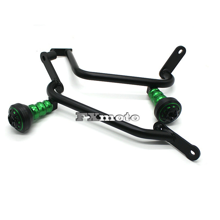 Kawasaki Little Ninja NINJA 250300 modified Insurance pole anti-fall ball anti-fall rubber Insurance