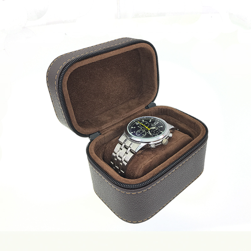 Watch box single high-end watch box jewelry box famous watch storage box convenient men and women watch box high-grade leather