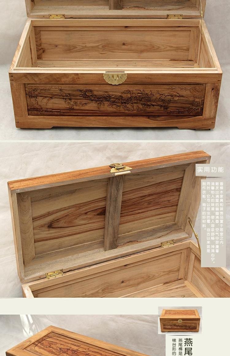 Hộp Elm, hộp gỗ long não, hộp đám cưới gỗ rắn, quà cưới, bộ sưu tập sách, hộp chạm khắc, thư pháp và bộ sưu tập tranh - Cái hộp hộp đựng trang sức bằng gỗ