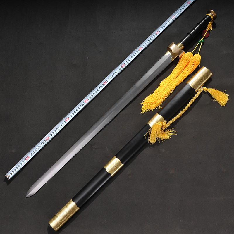 Town house sword hand-wrapped copper carved sword pattern steel dry sword to the sword gift collection sword unopened blade