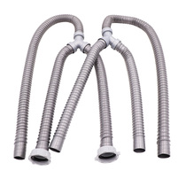 Y-type three-way pipe double washing machine basin vegetable basin marble sink mop pond deodorant and extended sewer pipe