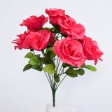 Имитация букета роз, реквизит для выступлений в детском саду, цветочная школьная спортивная команда, команда поддержки, 10 цветочных роз