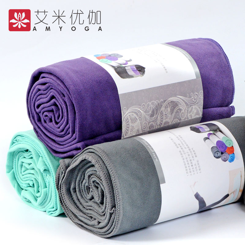 Amy Yoga thickened non-slip yoga shop towel fitness non-slip mat blanket sweat-absorbing delivery bag