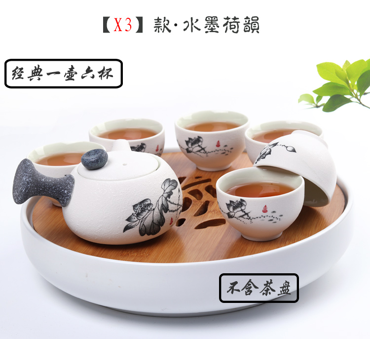 Bông tuyết men bên nồi chè bộ logo tùy chỉnh nhà sản xuất quà tặng tùy chỉnh in quảng cáo hộp quà tặng bao bì bộ trà bình hãm trà