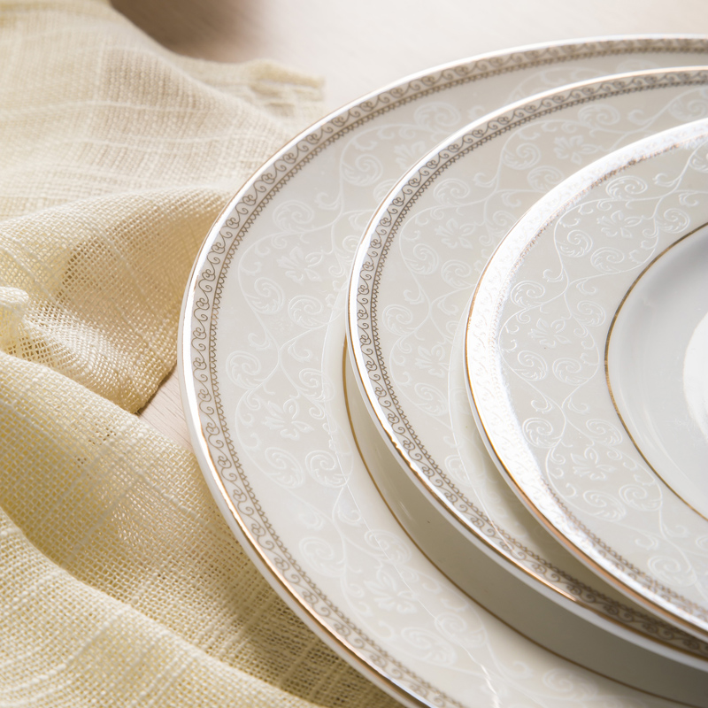Ginger, item jingdezhen ceramic tableware Europe type style up phnom penh eat bowl dish combination dishes suit household