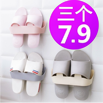 Bathroom trailer rack wall hanging non-perforated dormitory storage shoes storage artifact toilet toilet drain shoe rack