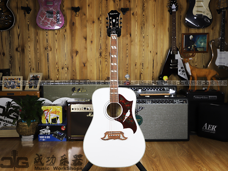 Epiphone 2020 new DOVE PRO Pigeon Veneer Folk Guitar Electric Box Wood Guitar