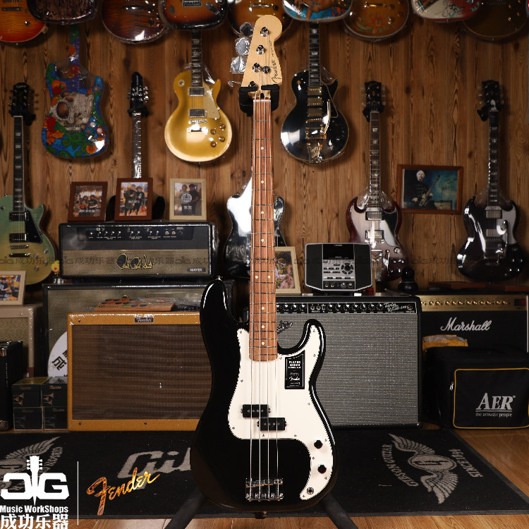 flender ink play P Bass black Mexican player Professional electric bass