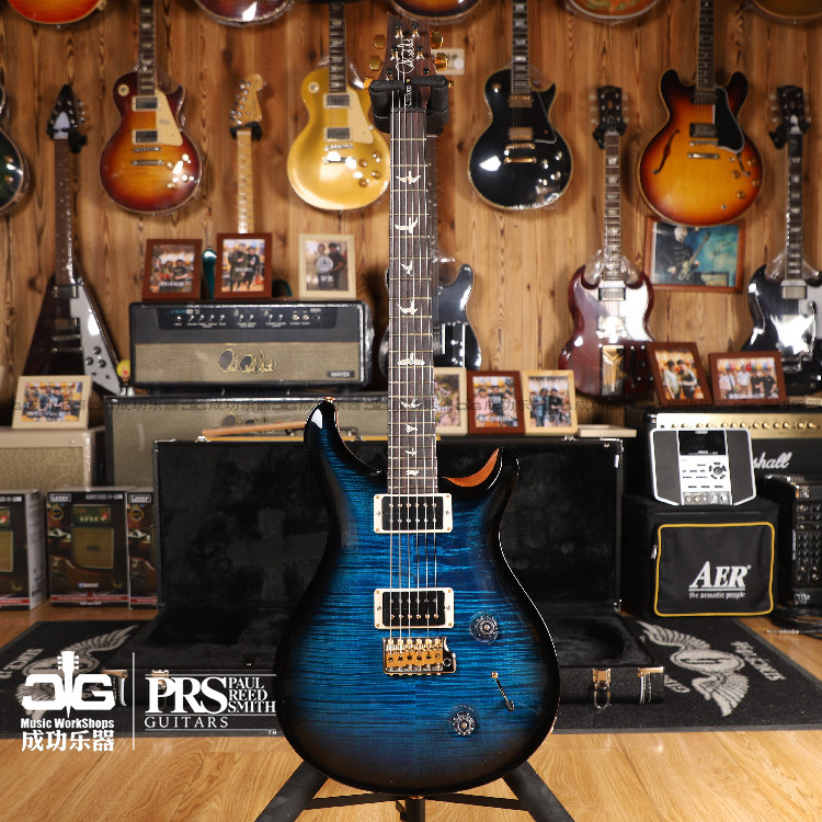 PRS 2021 CU22 10TOP blue black asymptotic new beauty electric guitar