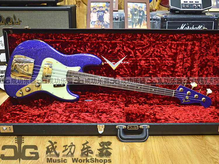 (Sold Display) Fender CustomShop 60SRelic JazzBass electric bass bass-Taobao
