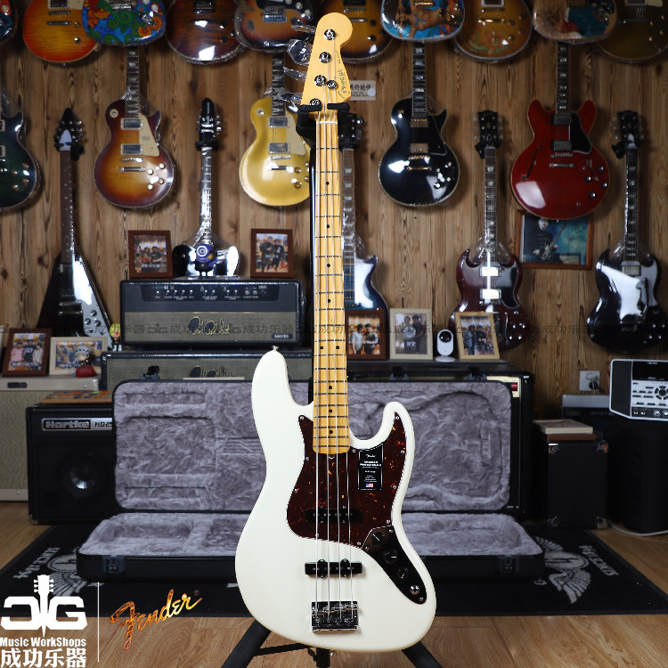 Fender Finda Beauty Special Generation White J Bass Maple Wood Fingerboard Beauty Electric Bass