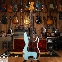 Flender Funda 2021Customshop CS1963 CS63 CS63 Pbass Daphne Blue doing old electric bass