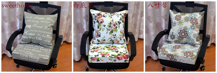 Đệm mật độ cao dày và đệm cứng gối một sofa đệm ghế văn phòng ghế ăn đệm tăng có thể tháo rời và có thể giặt nệm lót ghế ngồi văn phòng
