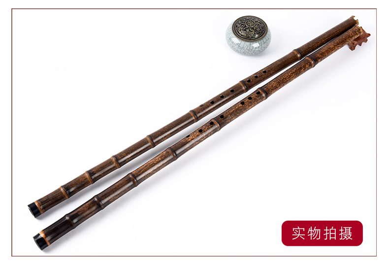 Trình diễn cấp độ đặc biệt Zizhudong lỗ chuyên nghiệp Xiao Bakong sưu tập một người lớn ăn chay chín nút nhạc cụ quốc gia mua sáo trúc