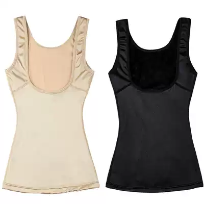 Plus velvet thickened women's body shape warm top body slim body tight bottom warm vest shape hot clothes