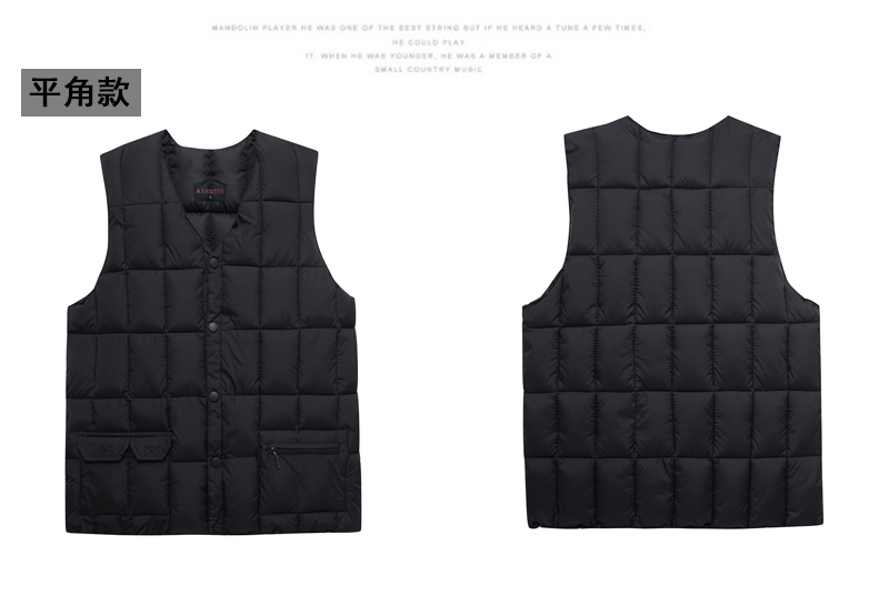 Áo vest nam trung niên ấm áp cotton vest nam trung niên thanh niên mùa thu và mùa đông vest vest cotton áo chi lê