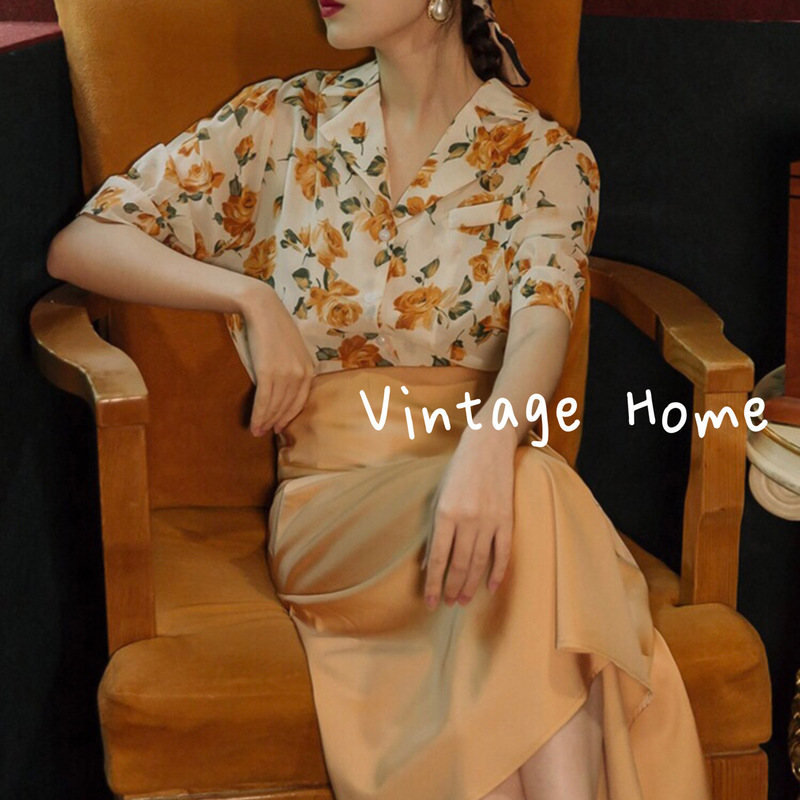 Hong Kong Style 80S Nostalgic Clothing Retro Dress 90S Women's Suit Vintage Vintage Dress Summer Long Dress for Women