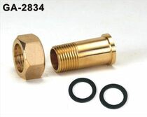  Water meter connector Household water pipe water tank 4 points 6 points internal and external wire connector Gasket accessories Water meter connector