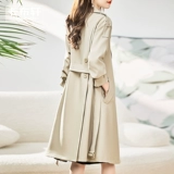 Плащ, осенняя куртка, 2025 года, осенний, подходит для подростков, средней длины