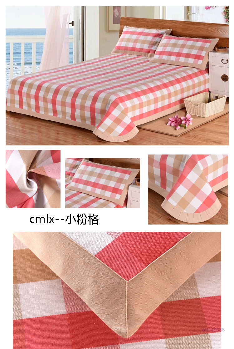 Handmade cotton cũ vải thô mat sheets ba bộ của mùa hè dày mã hóa gấp canvas 1.5 m1.8 m giường