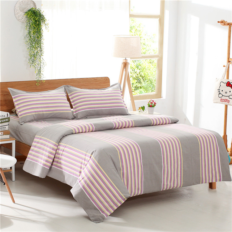 21 sợi cotton Sơn Đông cũ tấm vải thô một mảnh gối ba mảnh cotton mùa hè dày tấm mã hóa ga nệm