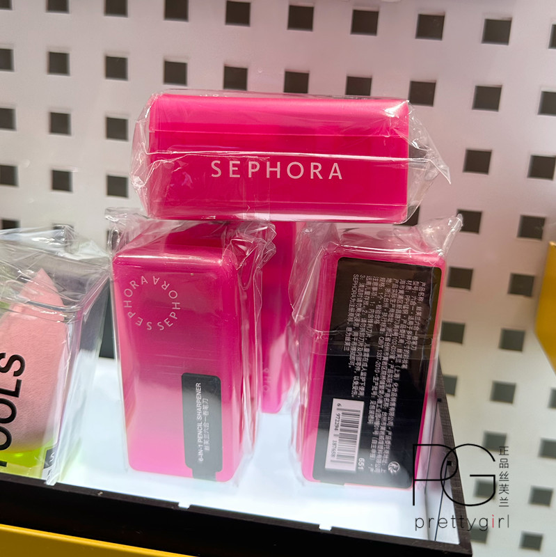 Sephora Six-In-One Pencil Sharpener Is Suitable for a Variety of Sizes of Makeup Pens, Lip Liner Pens, Eyebrow Pencils, and Is Multi-Purpose Sephora Six-In-One Pencil Sharpener Is Suitable for a Variety of Sizes of Makeup Pens, Lip Liner Pens, Eyebrow Pencils, and Is Multi-Purpose
