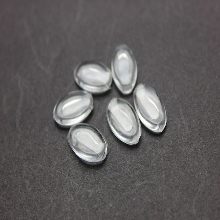 Glasses frame Oval Silicone Single Hole Insertable Transparent Non-slip Nose eye accessories Nose Cushion