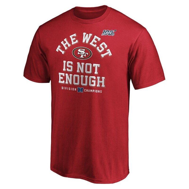 National Football League 49Ers 49Ers Team Pure Cotton Short-Sleeved Crew Neck T-Shirt