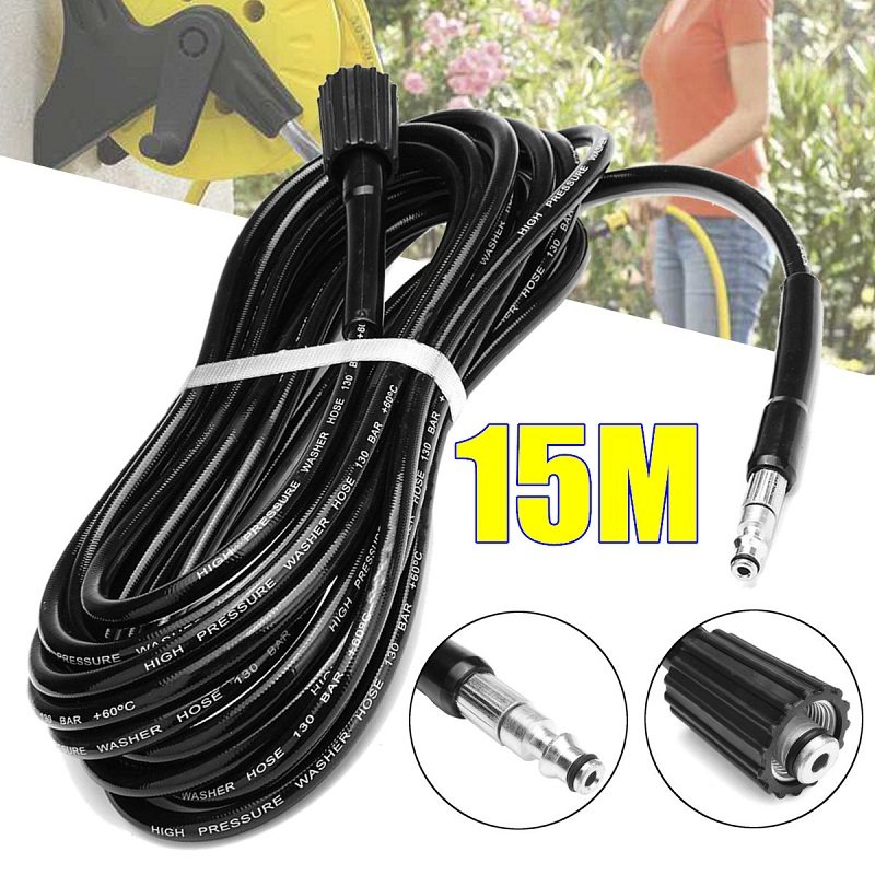 High pressure washing machine guide car Mogana Borek Genot water pipe explosion proof steel wire quick insert car wash water outlet